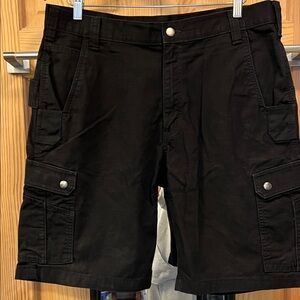 Carhartt Men's Black Cargo Flex Shorts Sz 36